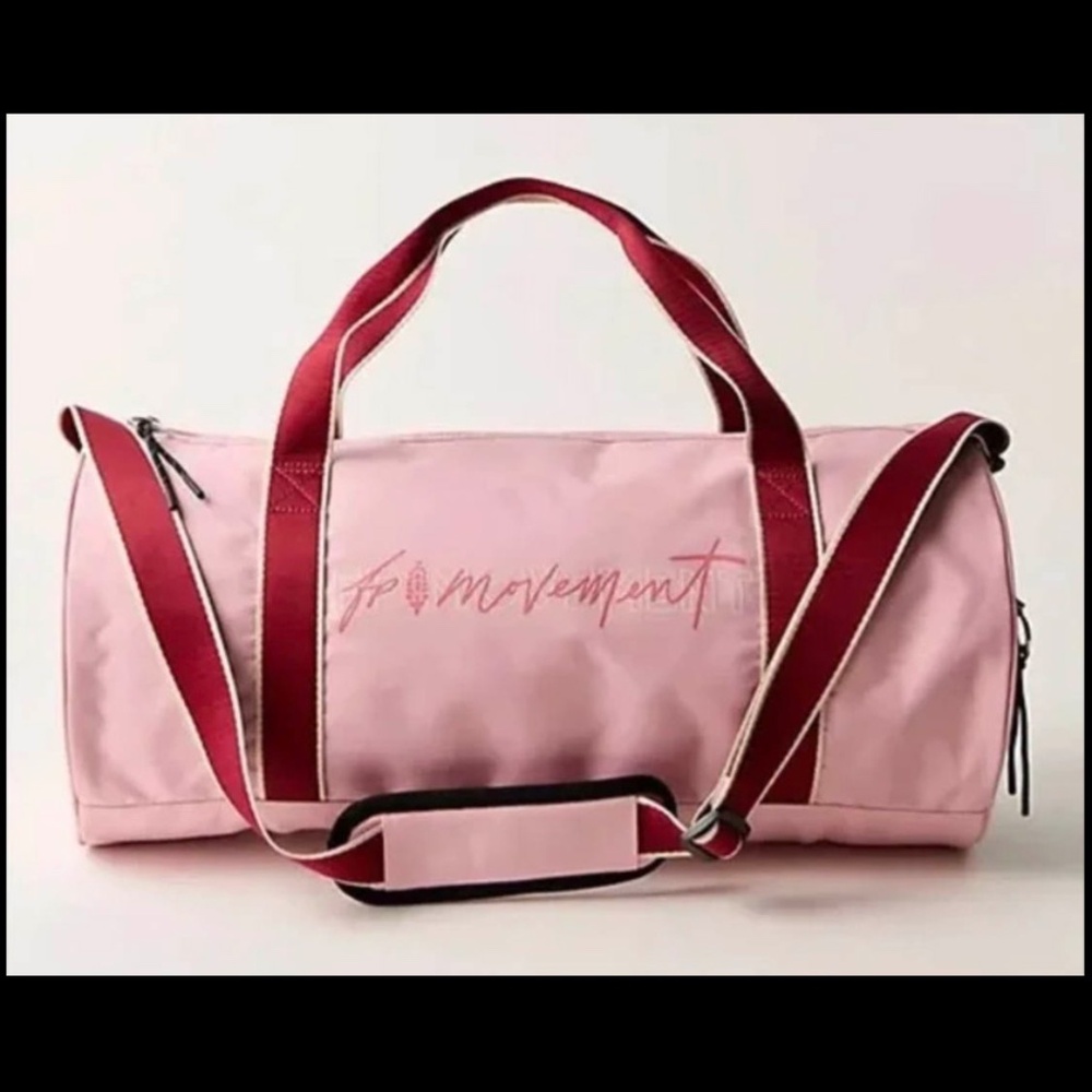 NWT Free People Movement Good Sport Travel Duffle Bag Petal Pink MSRP$78